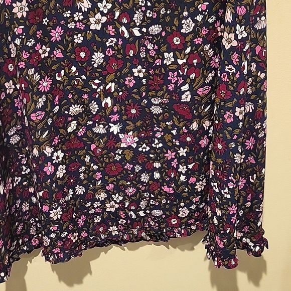 ❤️ NWOT! BROOKS BROTHERS FLORAL RUFFLE HEM DRESS, 2 - Picture 3 of 9